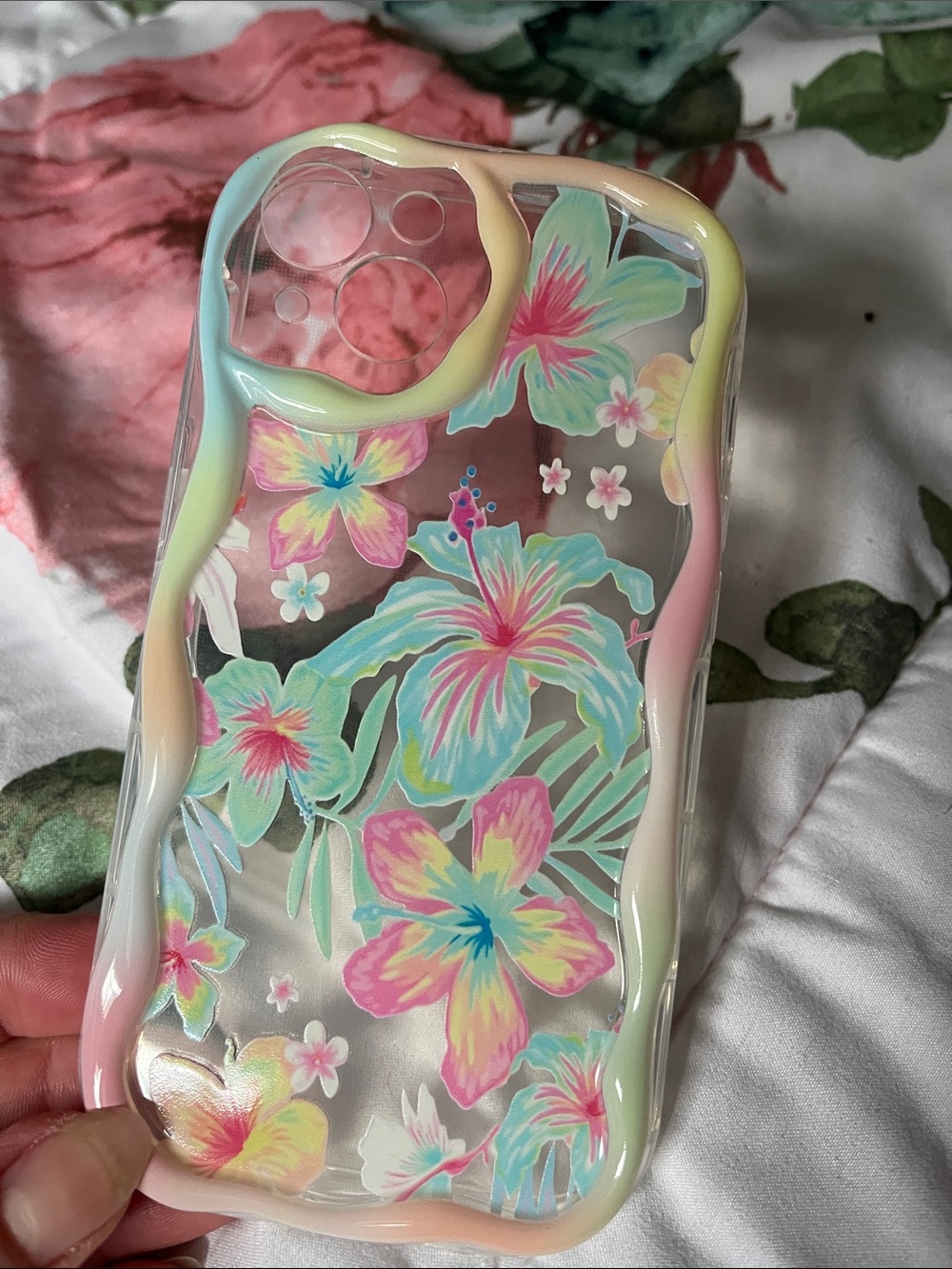 Tropical Hawaiian Hibiscus Flower phone case for iPhone 13